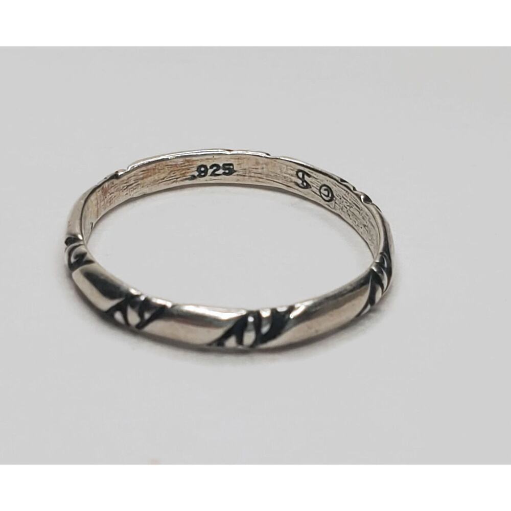 George Schuler & Co. Sterling Silver 925 Band Ring Size 7